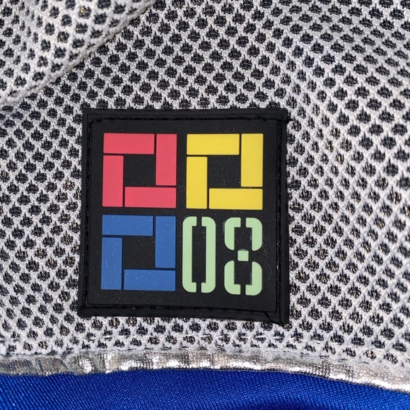 DEMO LITION Mens Matching Set Black Silver Blue Jacket and Joggers size … - Picture 6 of 14